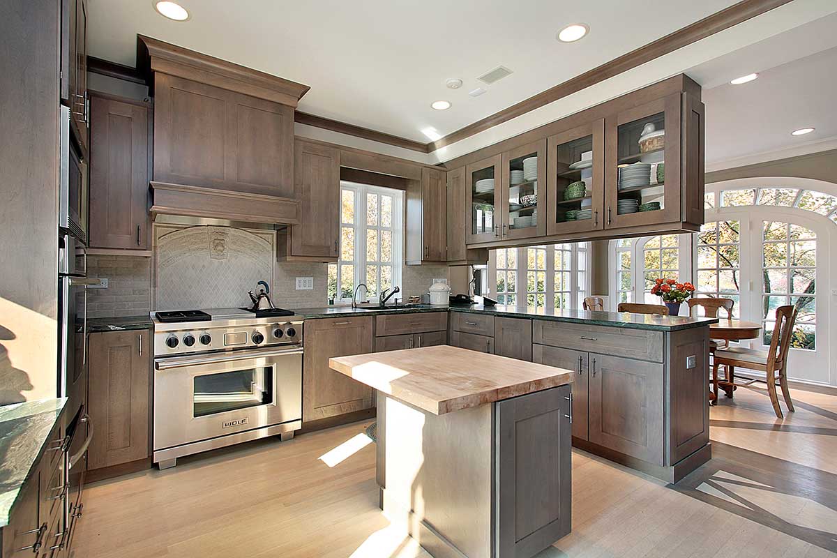 Brown Kitchen Cabinets