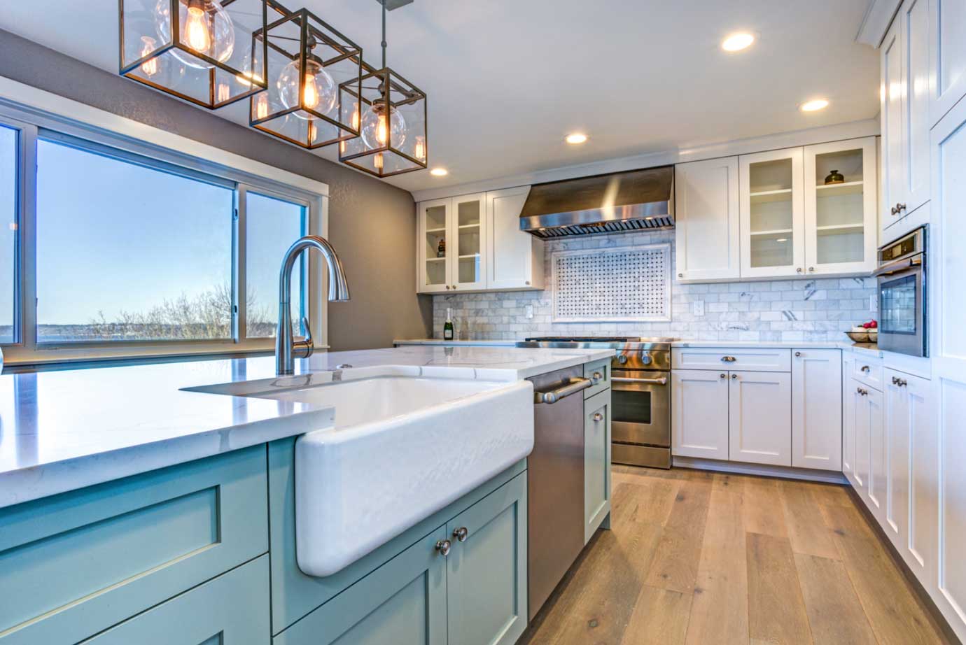 Remodeled kitchen