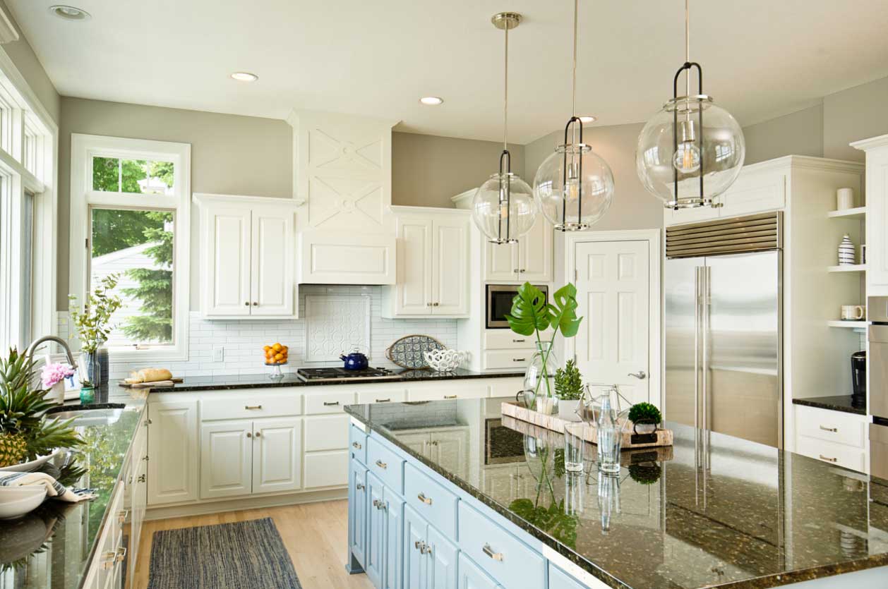 Painted White Kitchen Cabinets