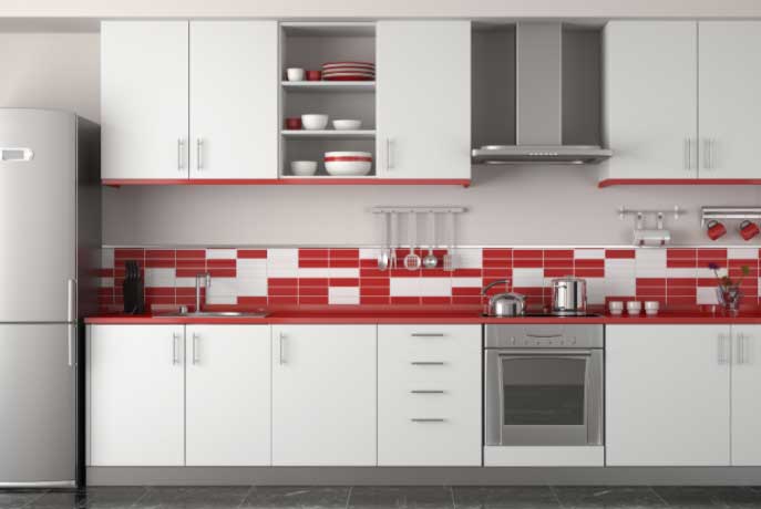 single wall kitchen 