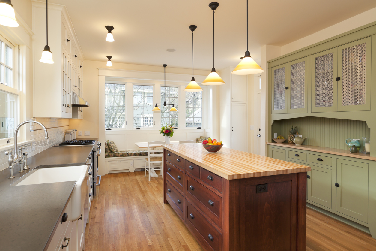 Three toned kitchen