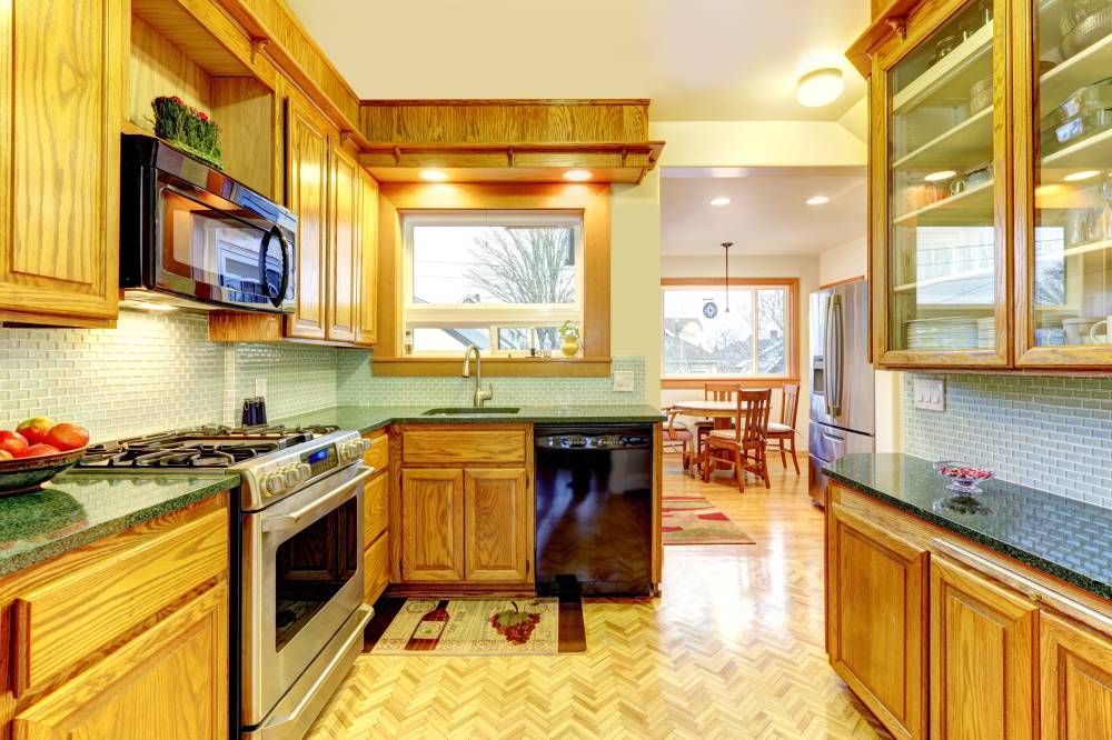 wooden kitchen 